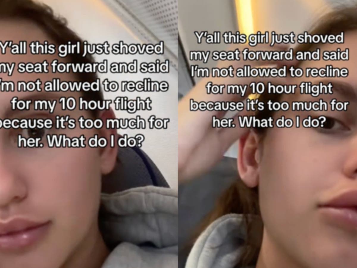 Woman argues with passenger behind her over reclining her seat on 10-hour flight - so who was right? 