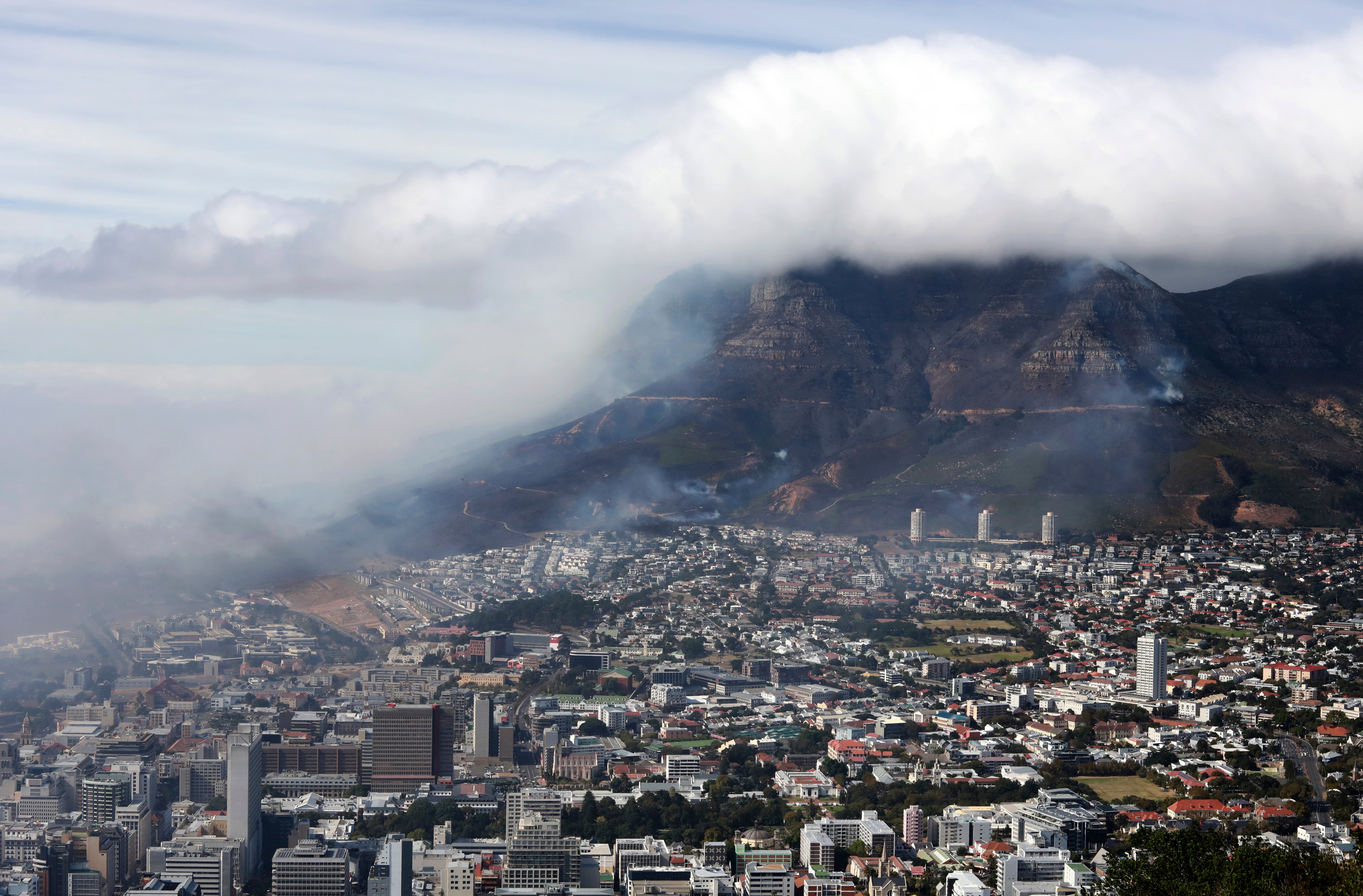 General view of the city of Cape Town, South Africa