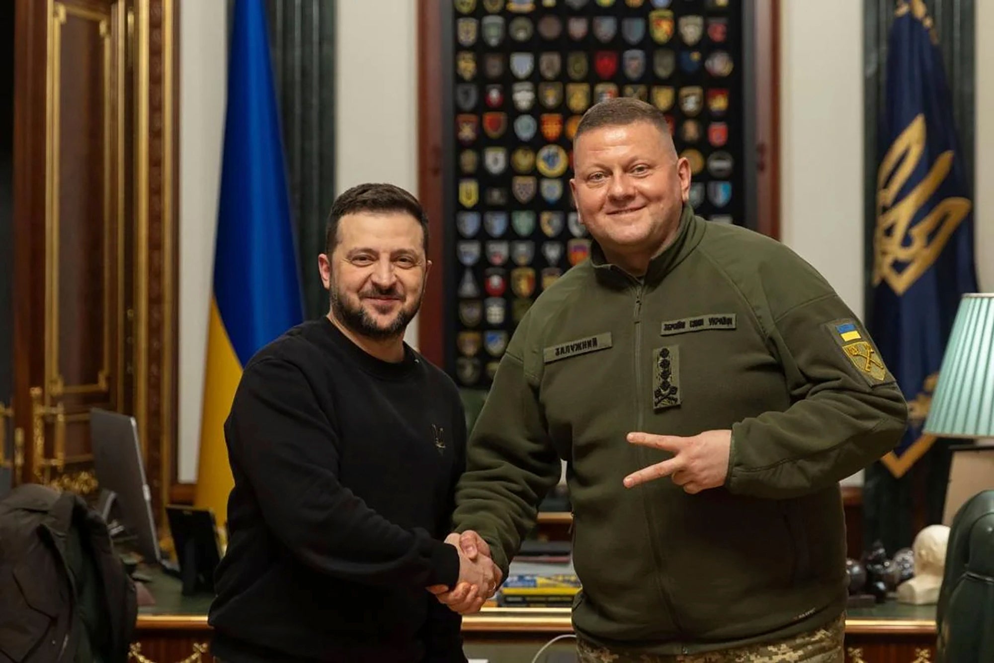 President Zelensky and Valerii Zaluzhny