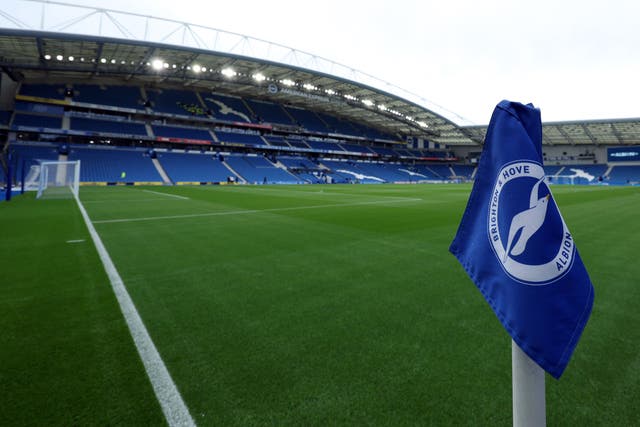 Sam Jewell is leaving the Amex Stadium (Steven Paston/PA)