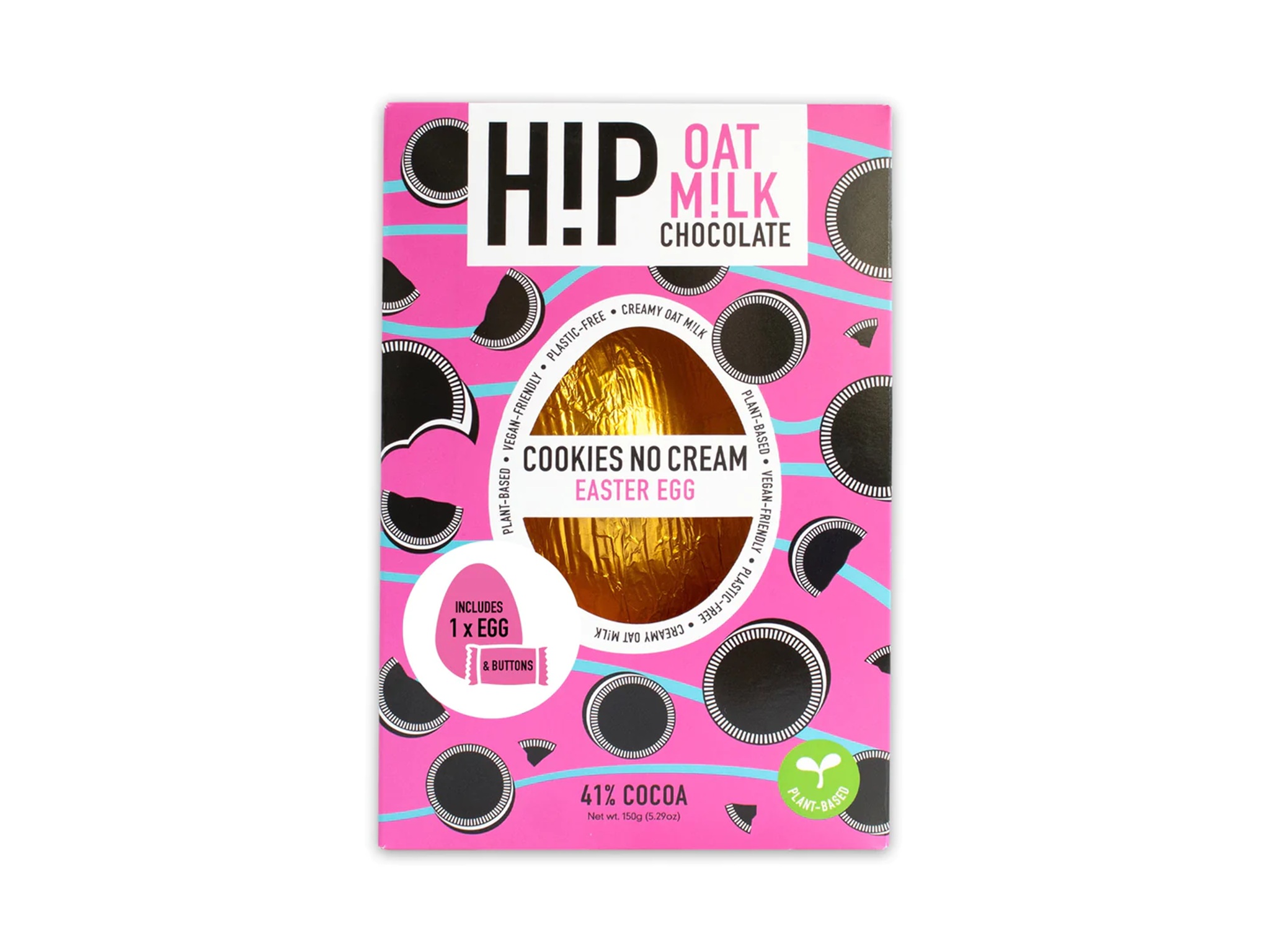 best vegan easter eggs review 2024 indybest H!P cookies no cream at milk chocolate Easter egg 