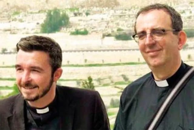 <p>David Coles, left, and Richard Coles were together from 2007 until the former’s death in 2019</p>