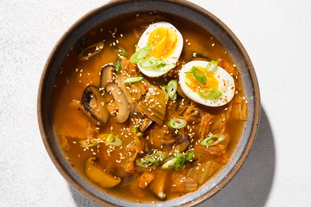 Food-Recipe-MilkStreet-Miso Mushroom Kimchi Soup