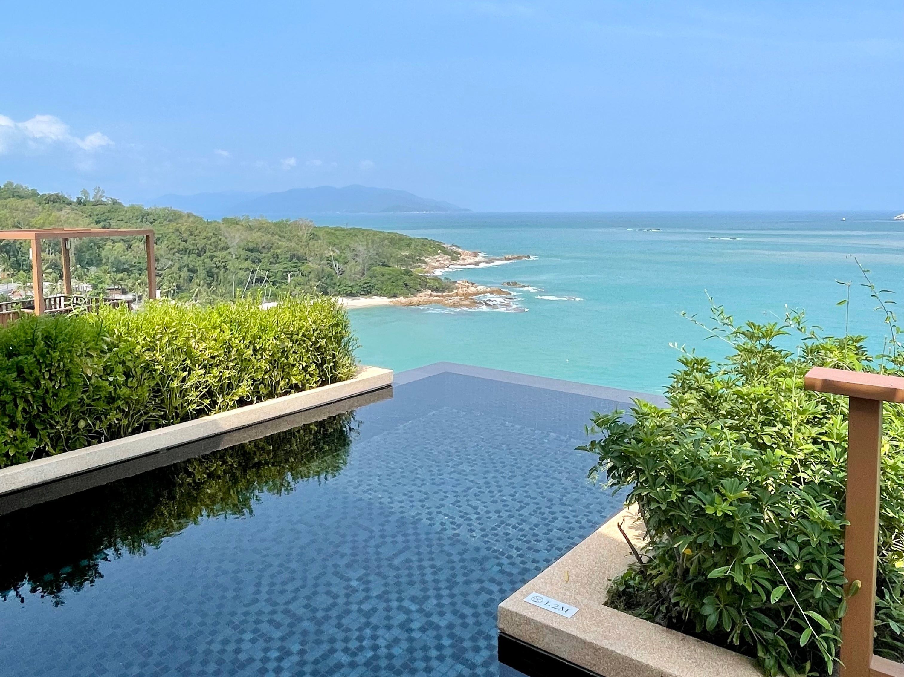 Shades of blue: a private pool at the Ritz-Carlton, Koh Samui