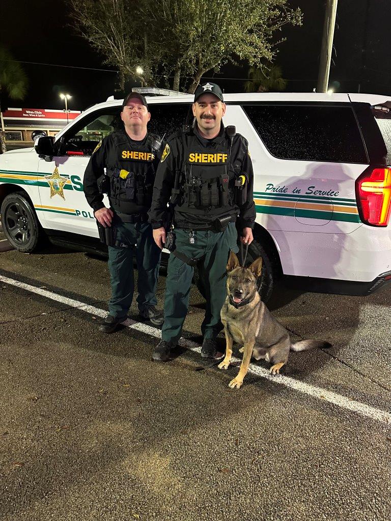 Polk County depties and their K9 Kreed were able to locate the Mr Albarran