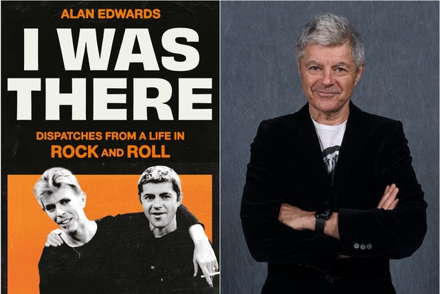<p>Cover art for Alan Edwards’ forthcoming memoir, ‘I Was There: Dispatches From a Life in Rock and Roll'</p>