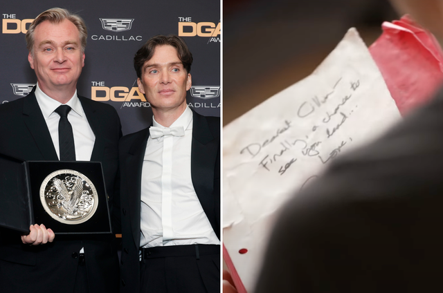 <p>Christopher Nolan and Cillian Murphy and the ‘Oppenheimer’ script</p>