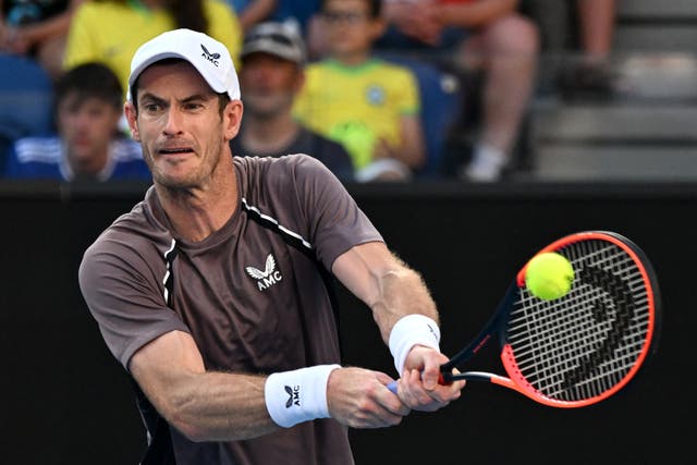 <p>Andy Murray triumphed in the first round of the Qatar Open </p>