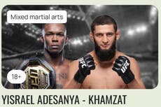 Israel Adesanya vs Khamzat Chimaev fight leaked on Saudi Arabia arena website ahead of June UFC card