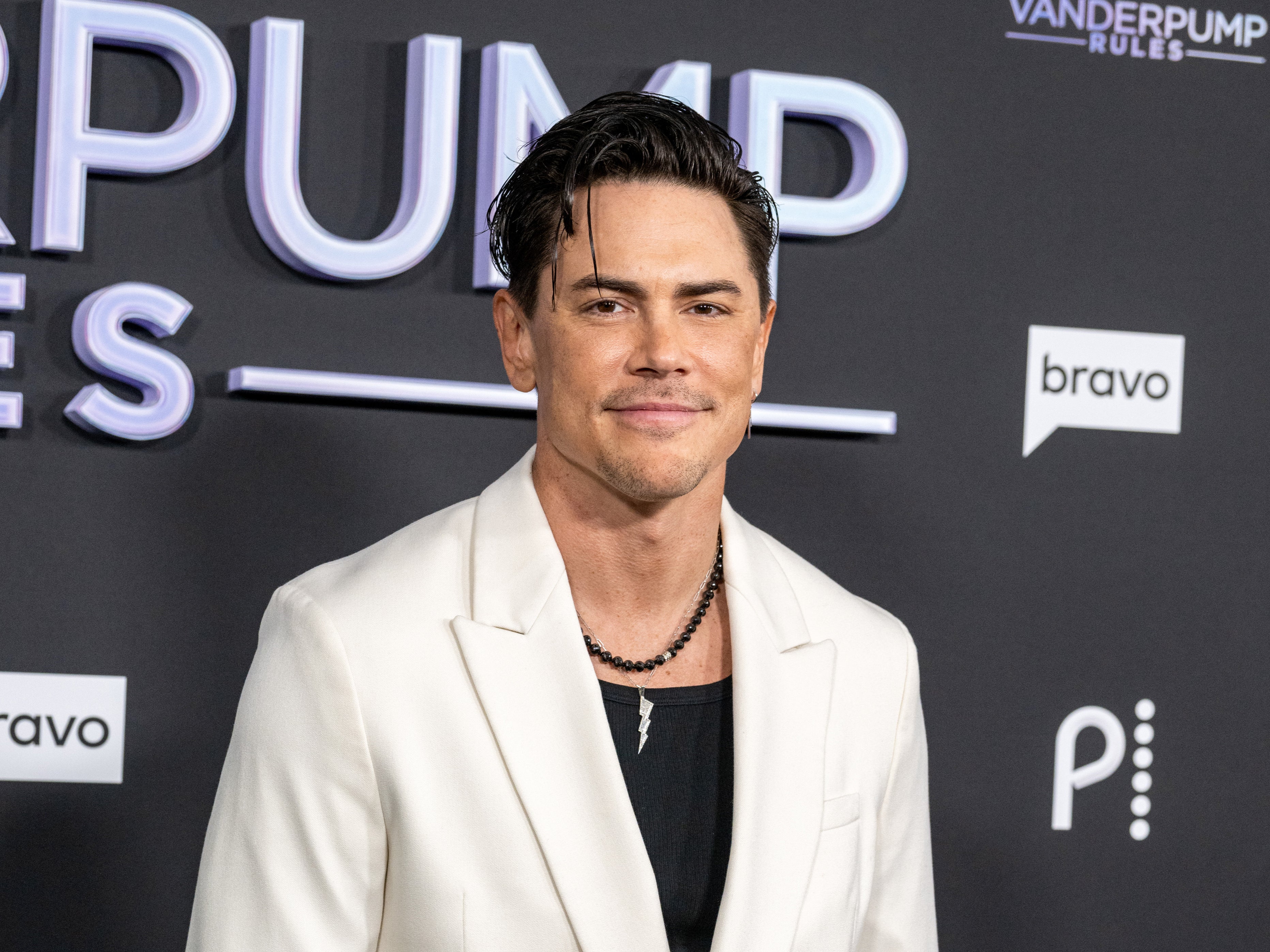 Tom Sandoval attends the premiere party for Season 11 of Bravo's Vanderpump Rules on January 17, 2024 in Los Angeles, California