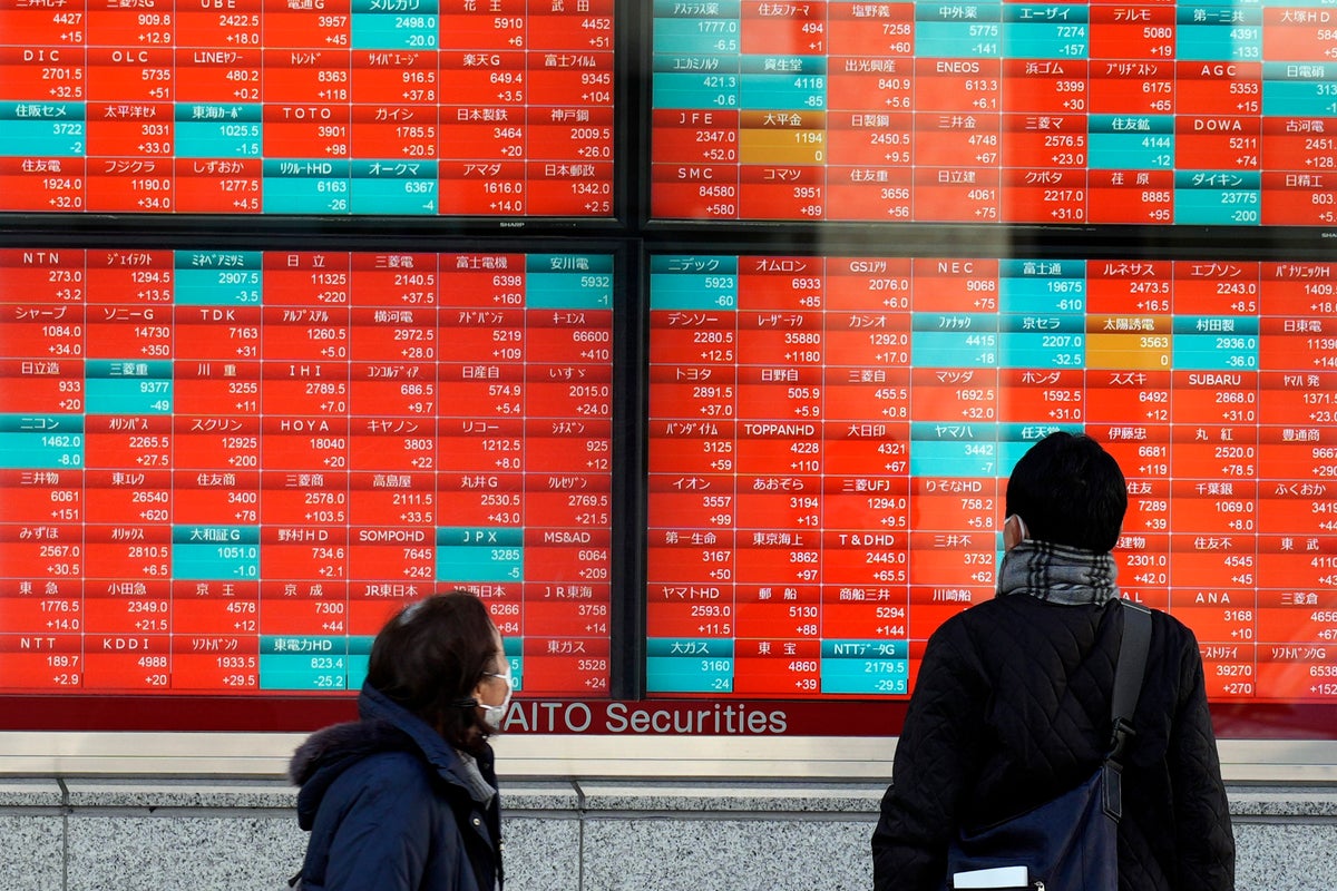 Stock market today: Asian stocks mixed after tech shares pull Wall Street lower