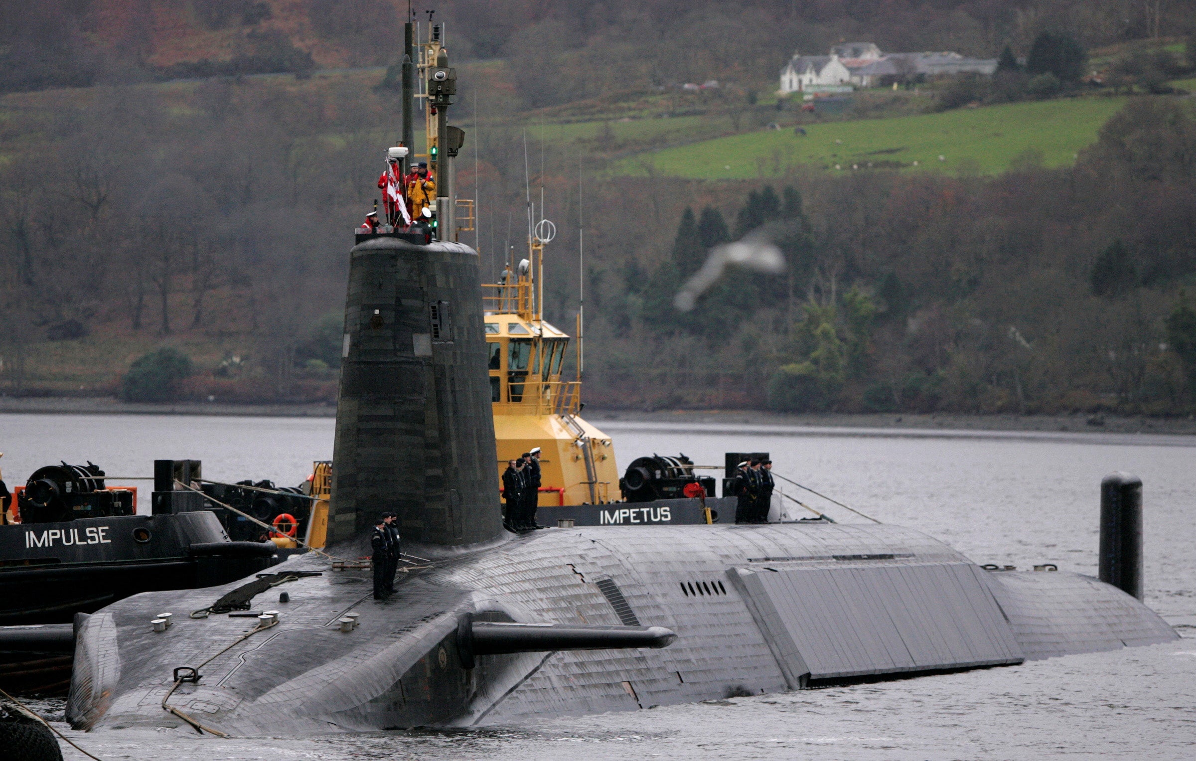 The present system is operated by four Vanguard-class submarines and costs around £3bn a year to maintain