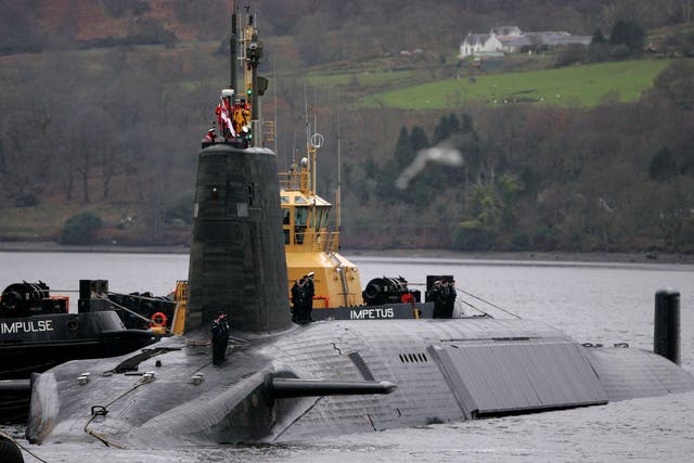 <p>The present system is operated by four Vanguard-class submarines and costs around £3bn a year to maintain </p>