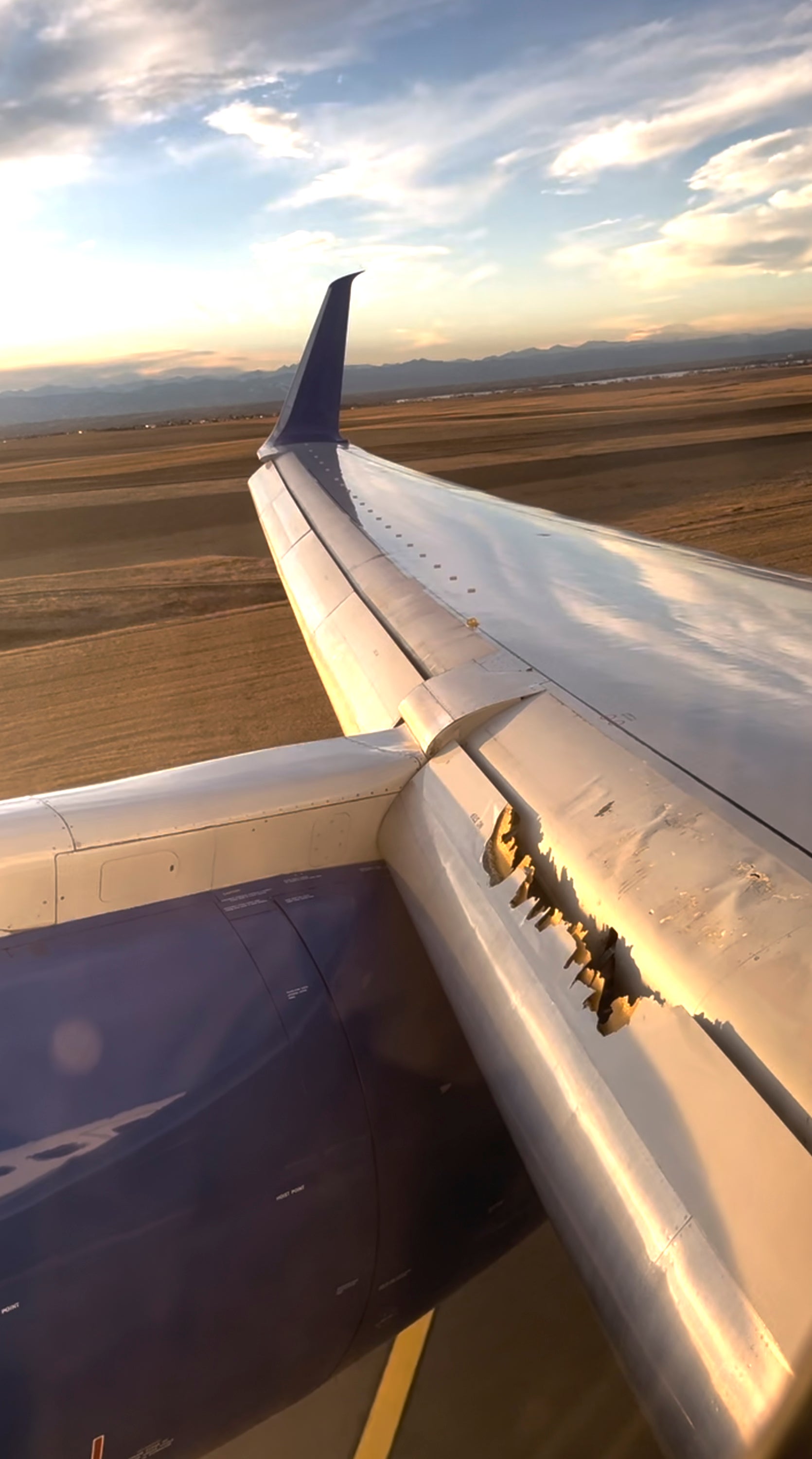 The plane was diverted safely to Denver