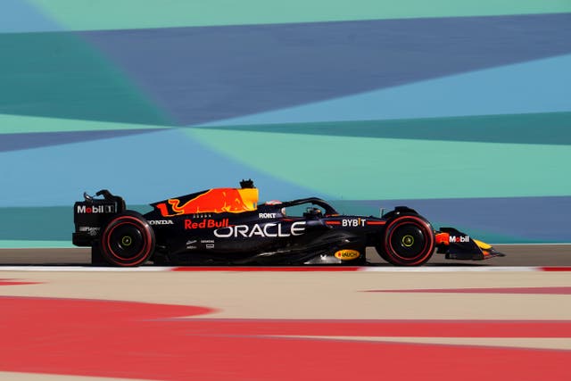 Max Verstappen finished fastest in the opening session on the first day (David Davies/PA)