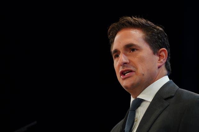 <p>Minister for veterans’ affairs Johnny Mercer continued his evidence to the inquiry on Wednesday (Peter Byrne/PA)</p>