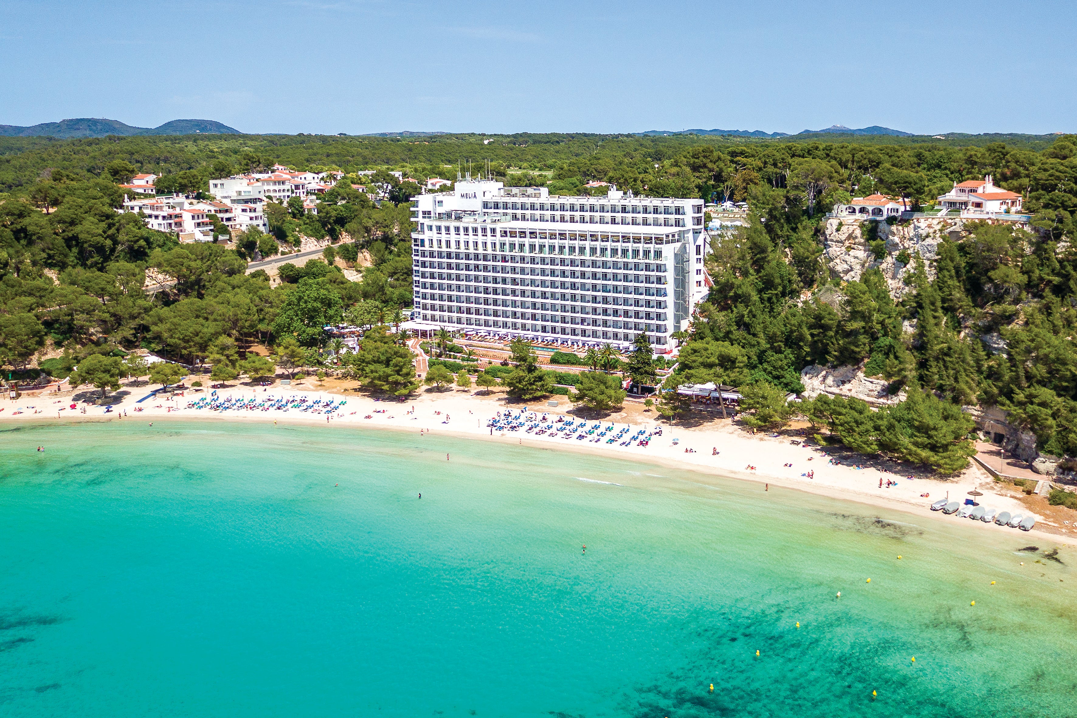 For the perfect beachy retreat, book into the Luxe Collection Melia Cala Galdana hotel