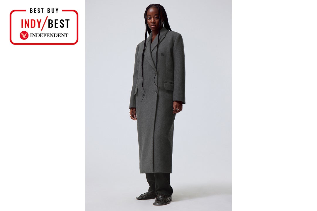 Wool Side Split Long Coat, All Clothing Sale