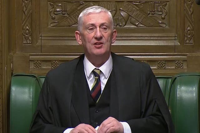 <p>Speaker Sir Lindsay Hoyle (House of Commons/UK Parliament/PA)</p>