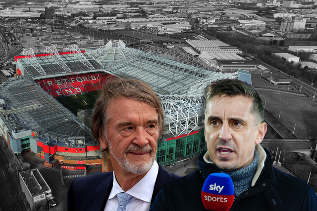 <p>Sir Jim Ratcliffe has approached Gary Neville to assist with revamping Old Trafford</p>