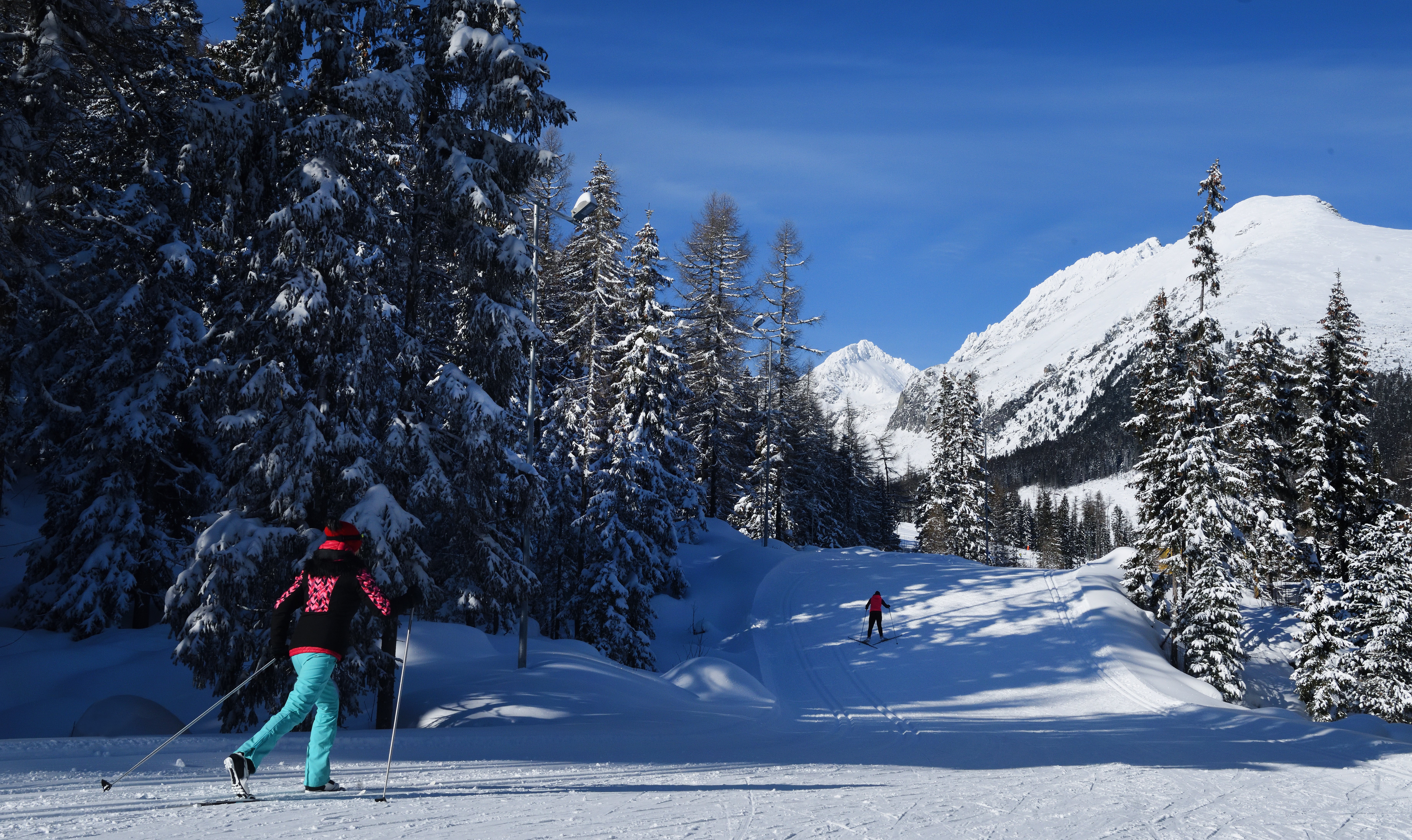 Plentiful cross-country pistes mean Štrbské Pleso is skiable even in bad weather