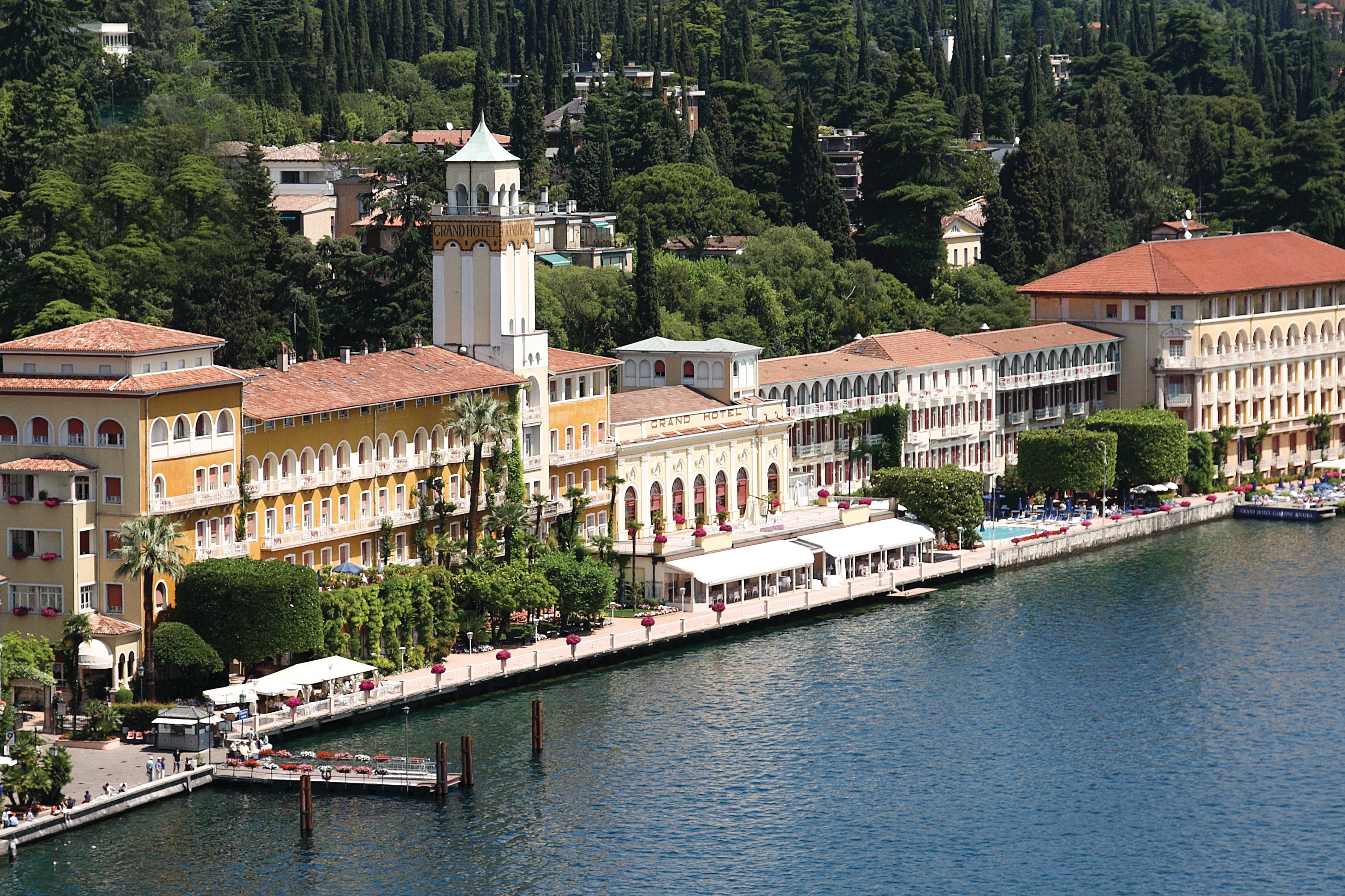 The 19th century Grand Hotel Gardone Riviera hotel makes for a memorable stay