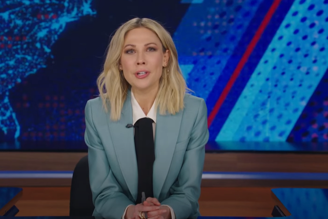 <p>A spoof advert of Trump’s cologne on <em>The Daily Show </em>said the scent was “definitely not a desperate cash grab</p>