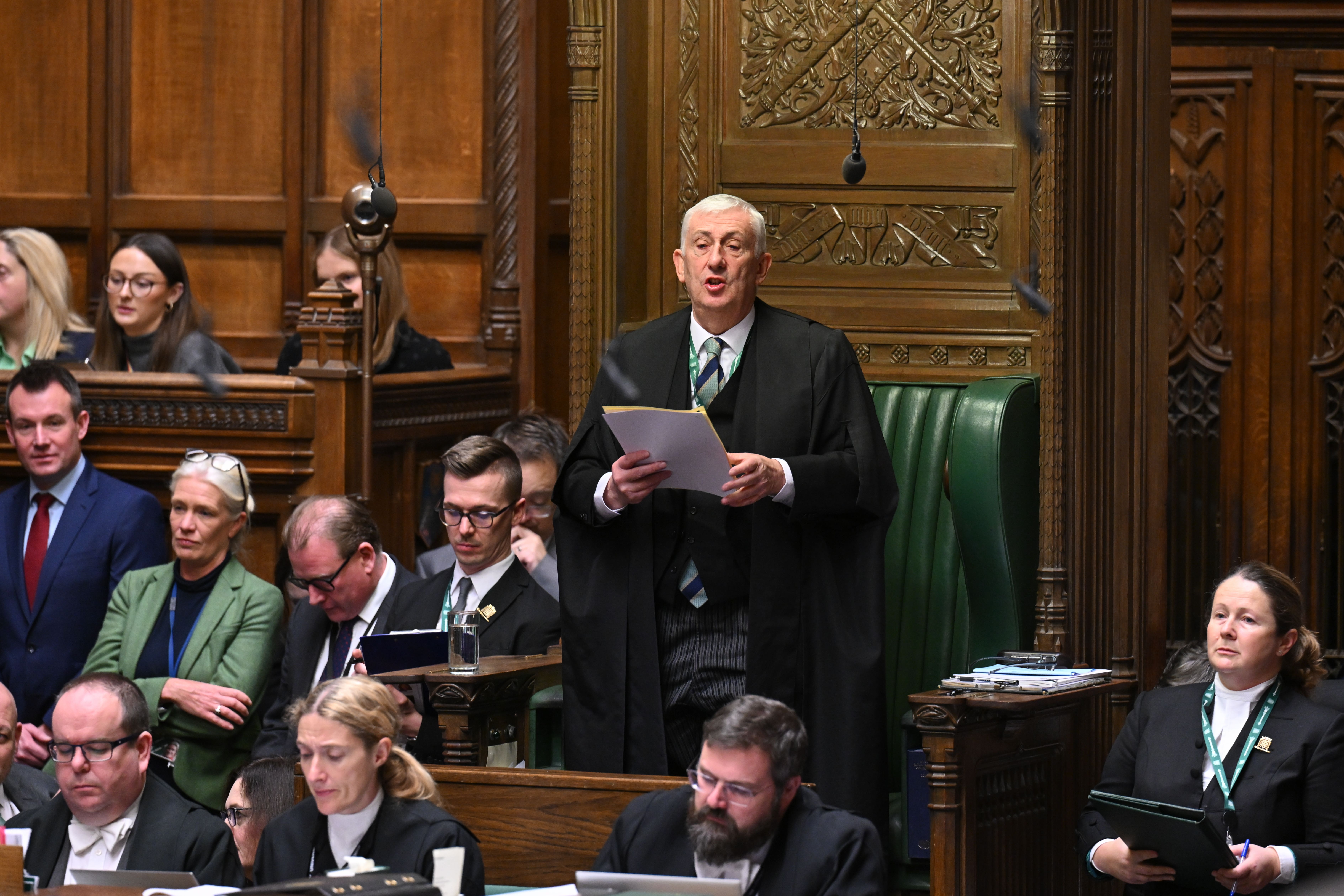 House speaker Sir Lindsay Hoyle announced that he would allow a Labour amendment to a Scottish National Party motion on an ‘immediate ceasefire’ in Gaza