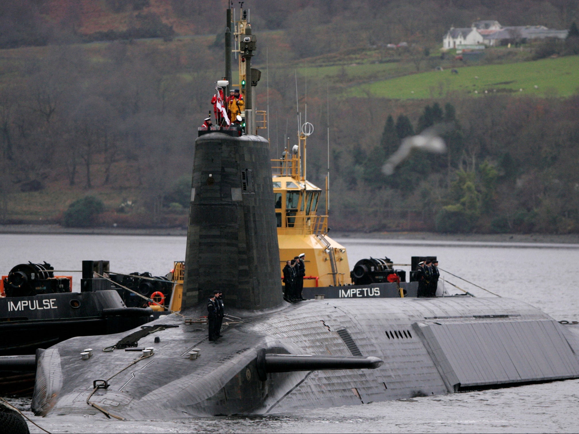 HMS Vengeance, another Royal Navy Vanguard class Trident ballistic missile submarine