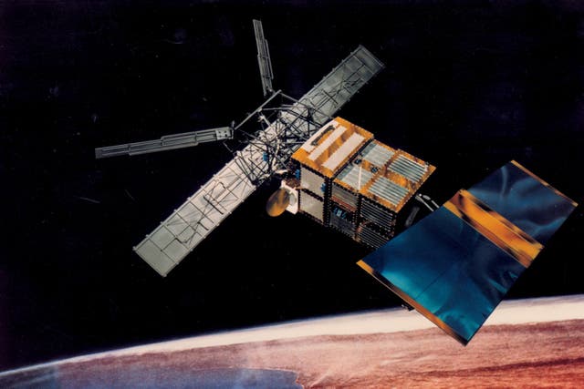 Artist’s impression of the ERS-2 satellite in space (ESA/PA)