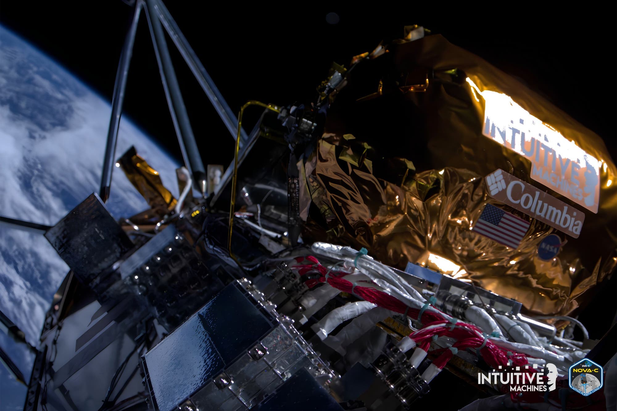 Intuitive Machines’ Odysseus spacecraft will attempt to land on the Moon (Intuitive Machines/PA)