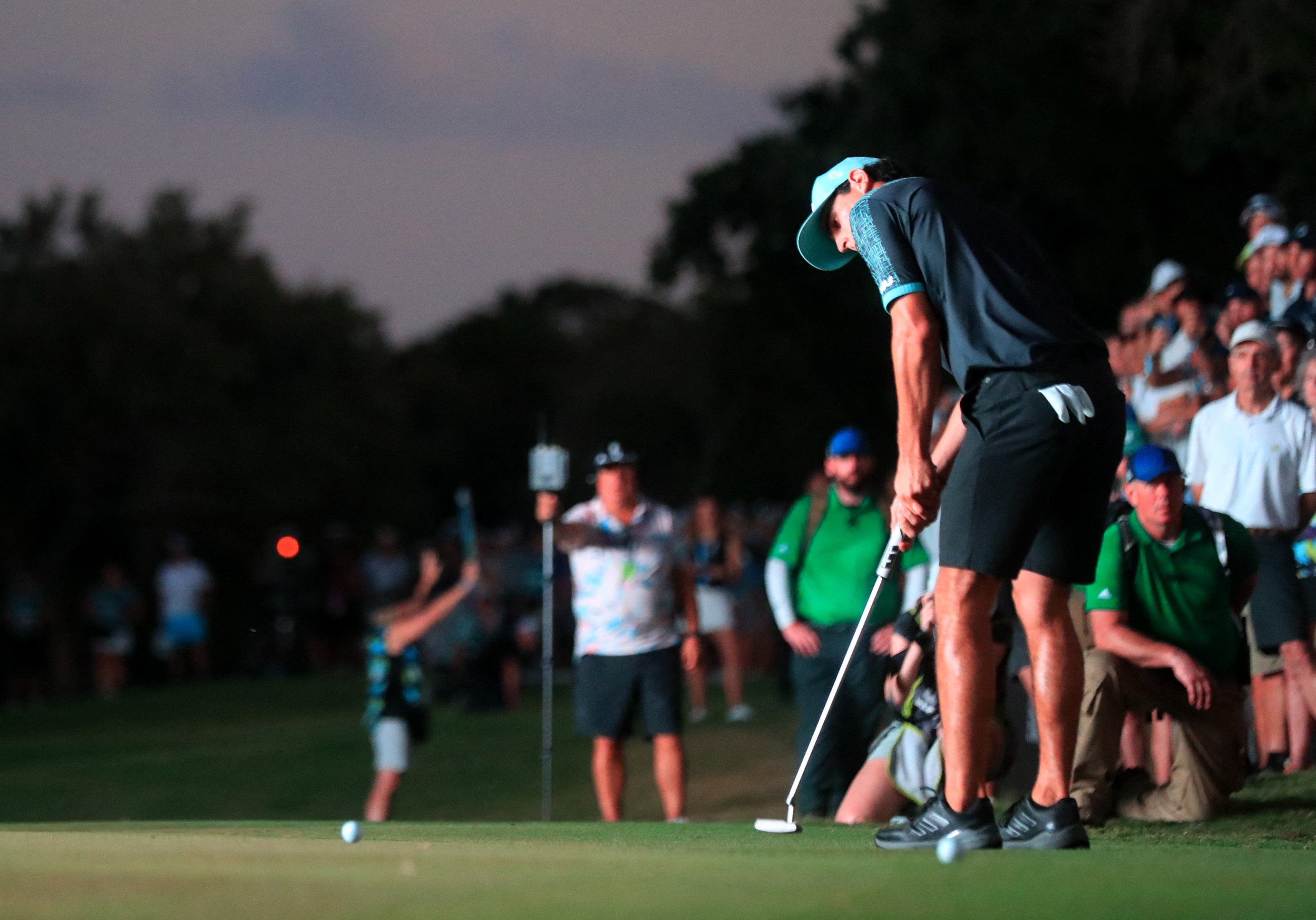 Niemann beat Sergio Garcia in a playoff in the fading light at at Mayakoba earlier this month