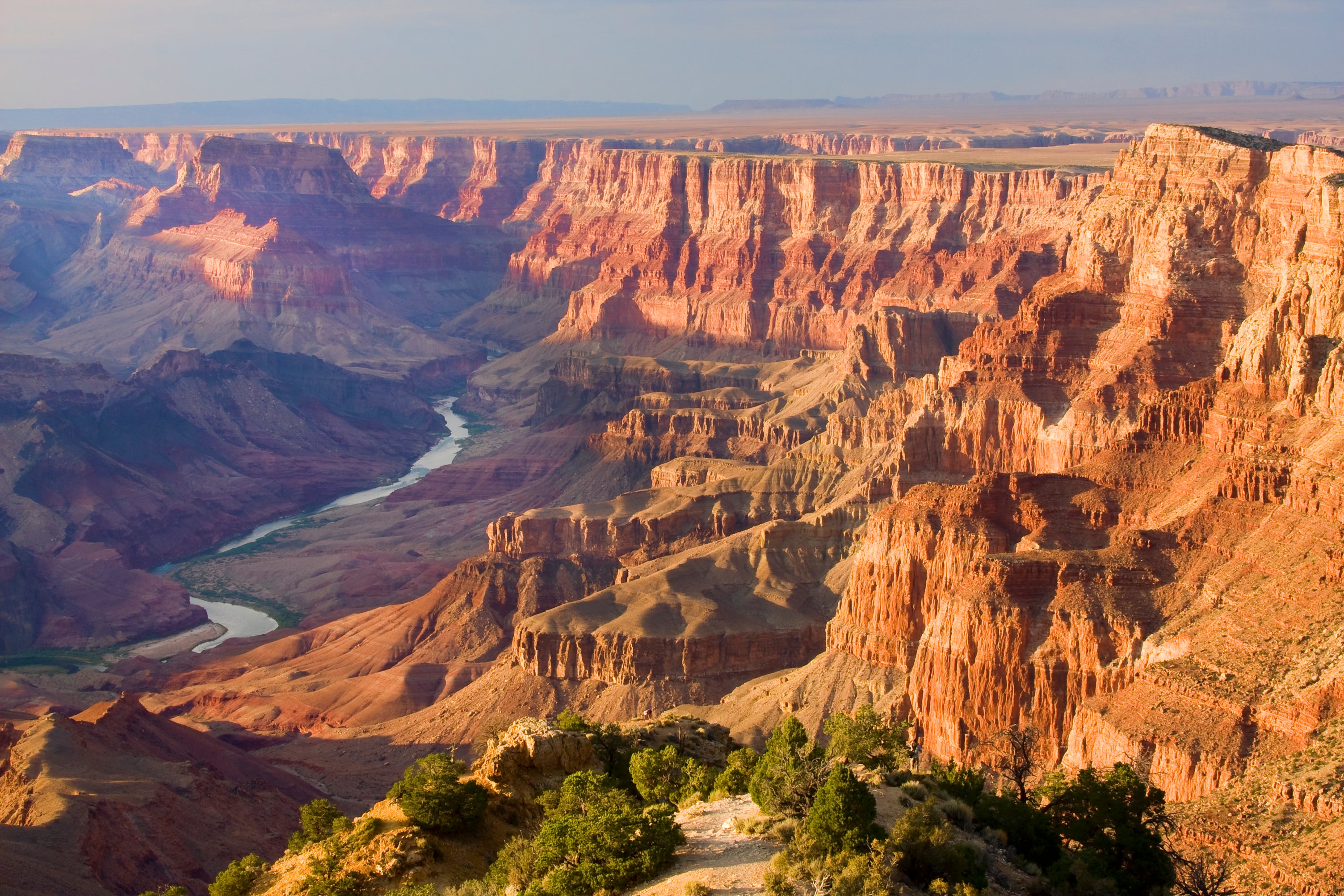 Some sections of the Grand Canyon are 18 miles wide