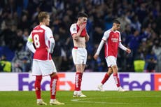 Declan Rice feels Arsenal must find Champions League ‘savvy’ after loss at Porto