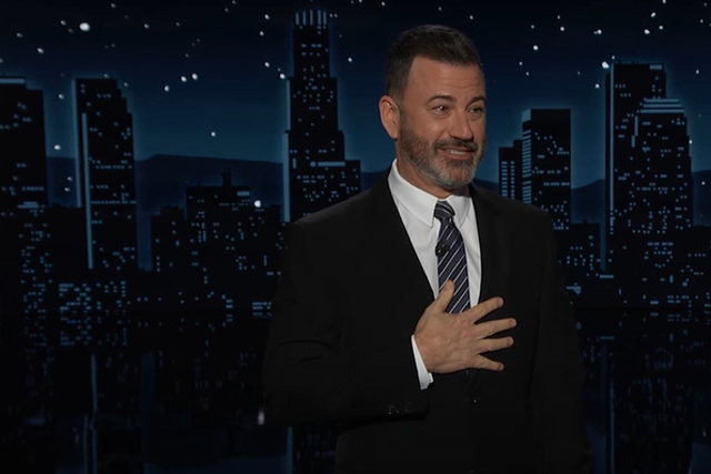 <p>Kimmel pokes fun at Trump’s hinted vice-president shortlist </p>