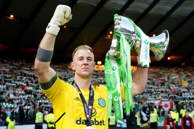 The Celtic goalkeeper has enjoyed trophy success in England and Scotland (Jane Barlow/PA)