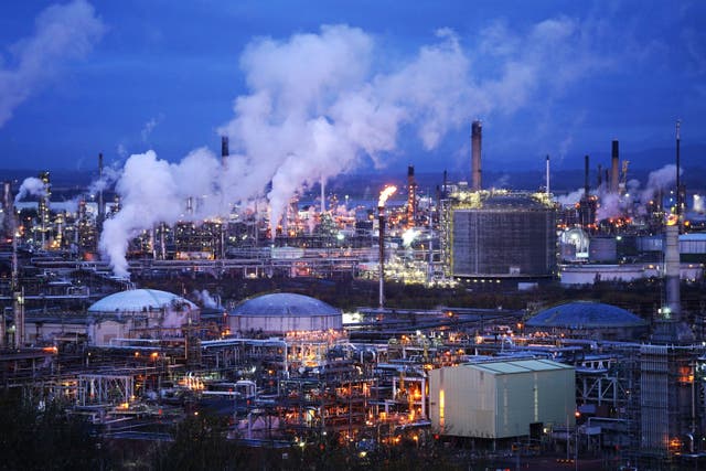 The Grangemouth refinery will transition to an oil import terminal (Jane Barlow/PA)