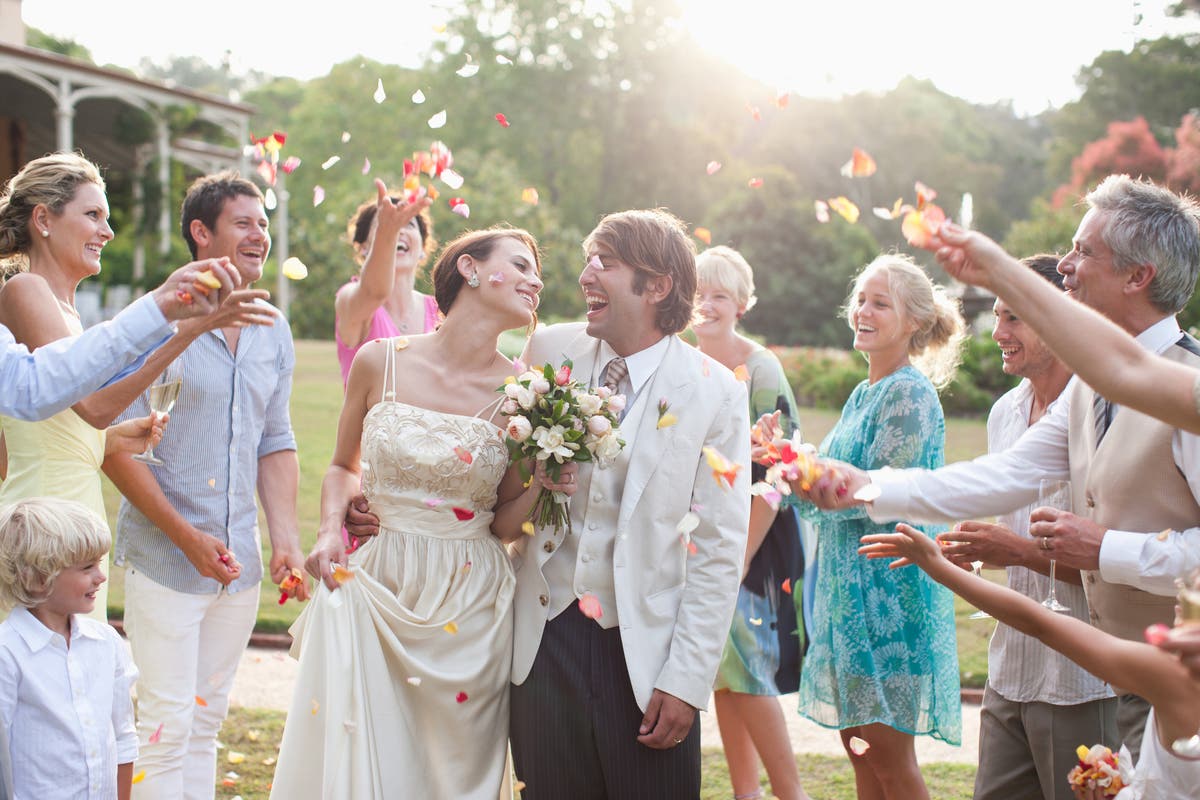 Woman defended after ‘upstaging bride’ with her wedding guest look