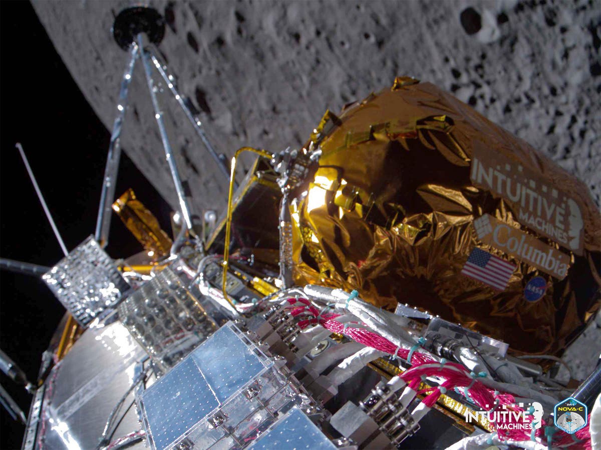 Private lunar lander is closing in on the first US touchdown on the moon in a half-century