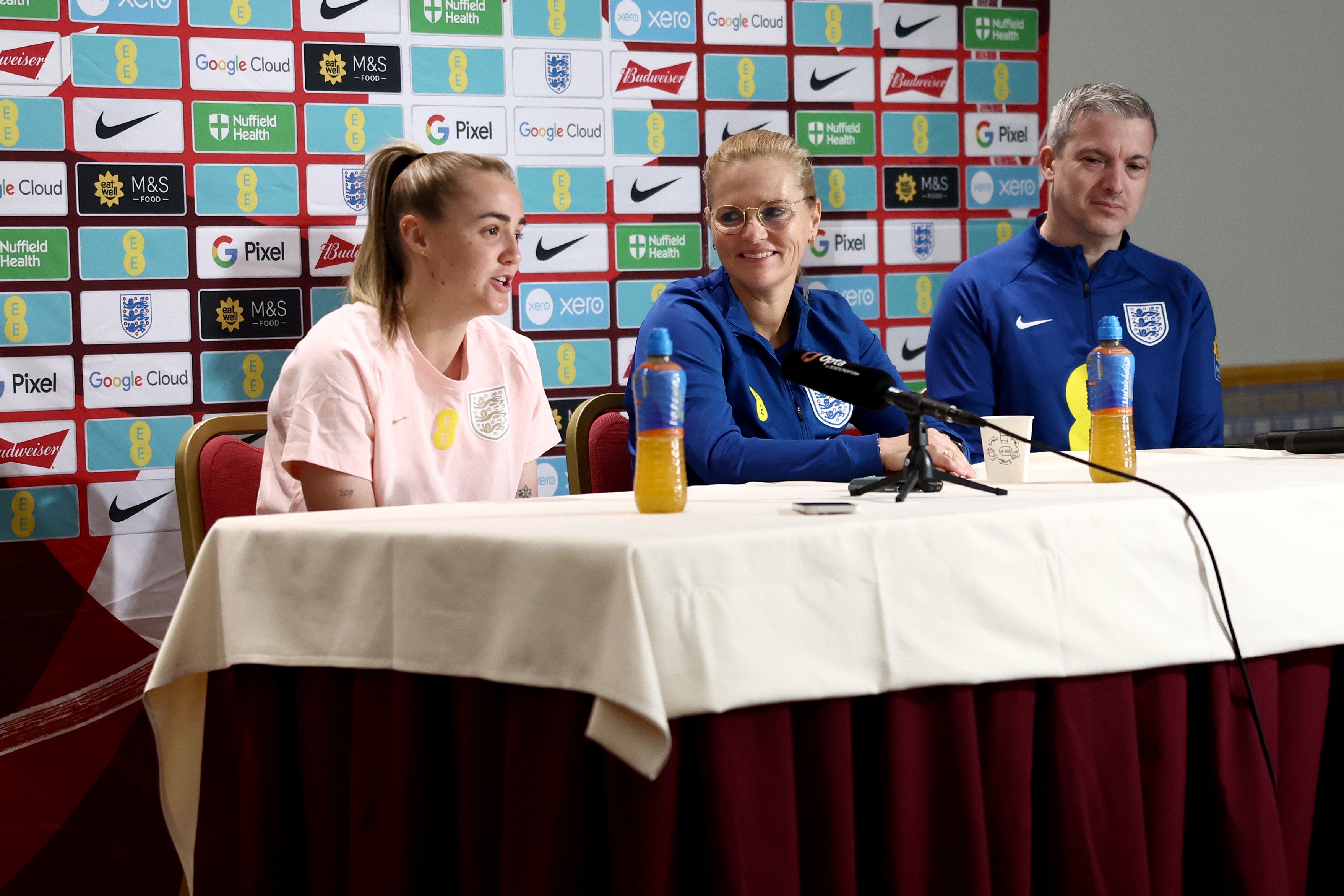 Sarina Wiegman is looking to the future ahead of friendly matches