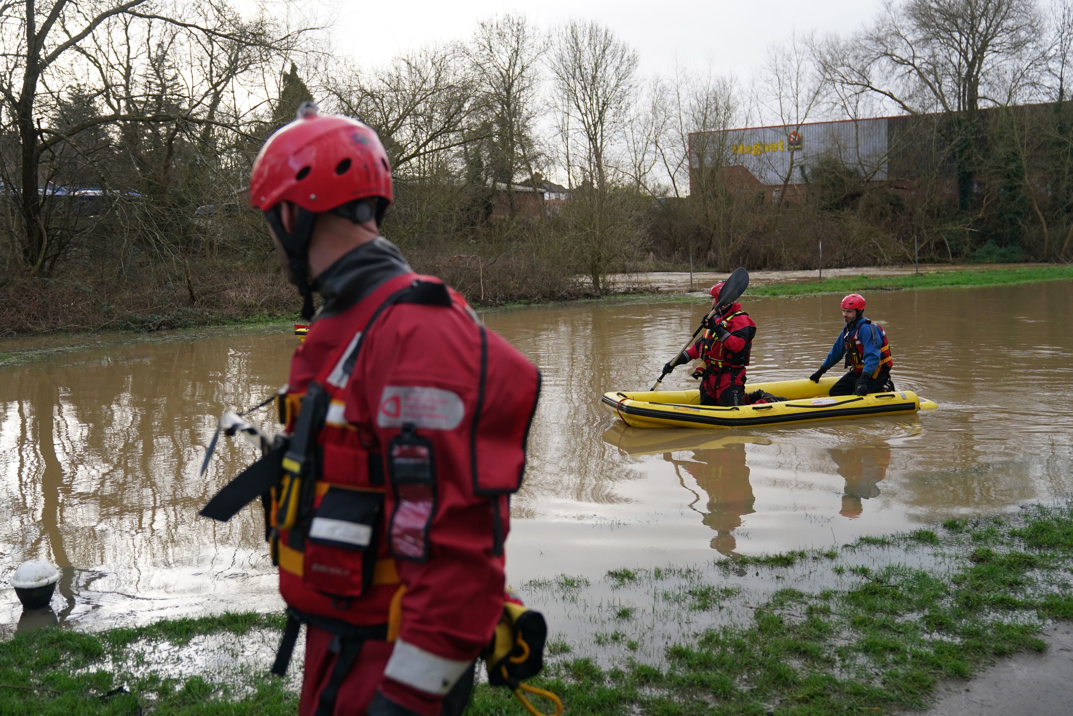 Kayaks along the River Soar as the search for Xielo nears a week