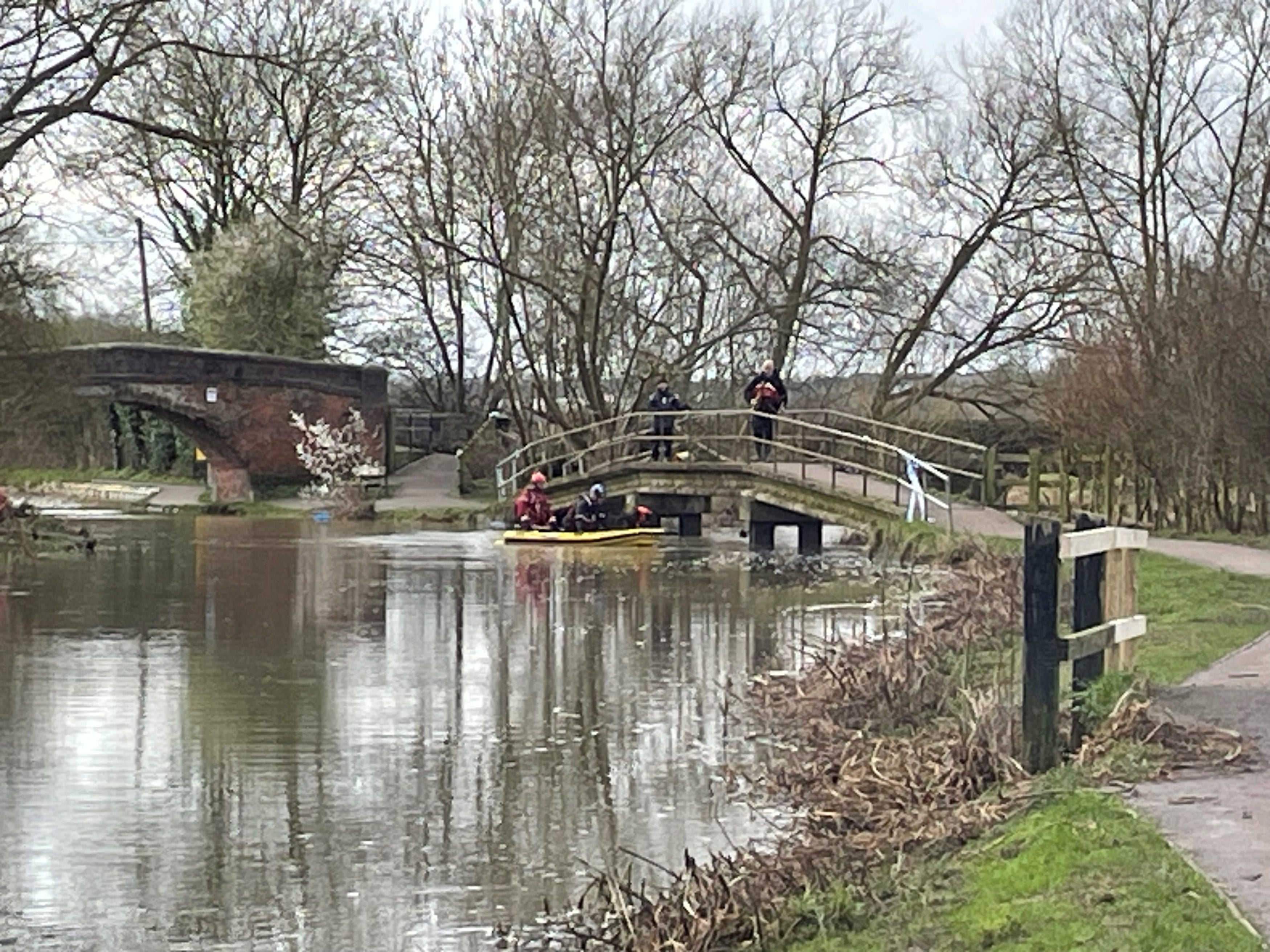 The search operation continues on the River Soar in Leicester after a two-year-old boy fell into the River Soar near the Aylestone Meadows area on Sunday afternoon