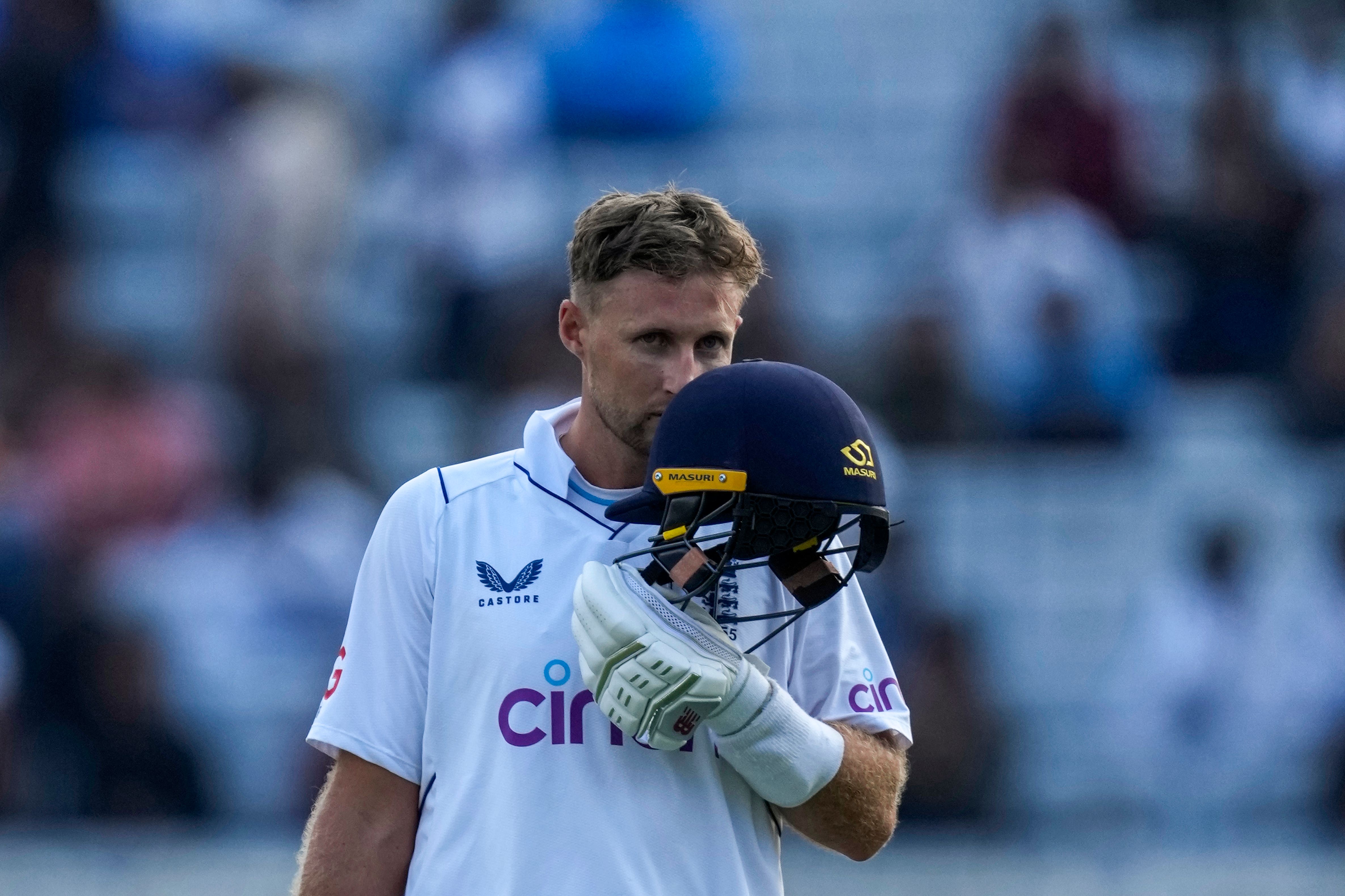Joe Root ended the day on 106 not out