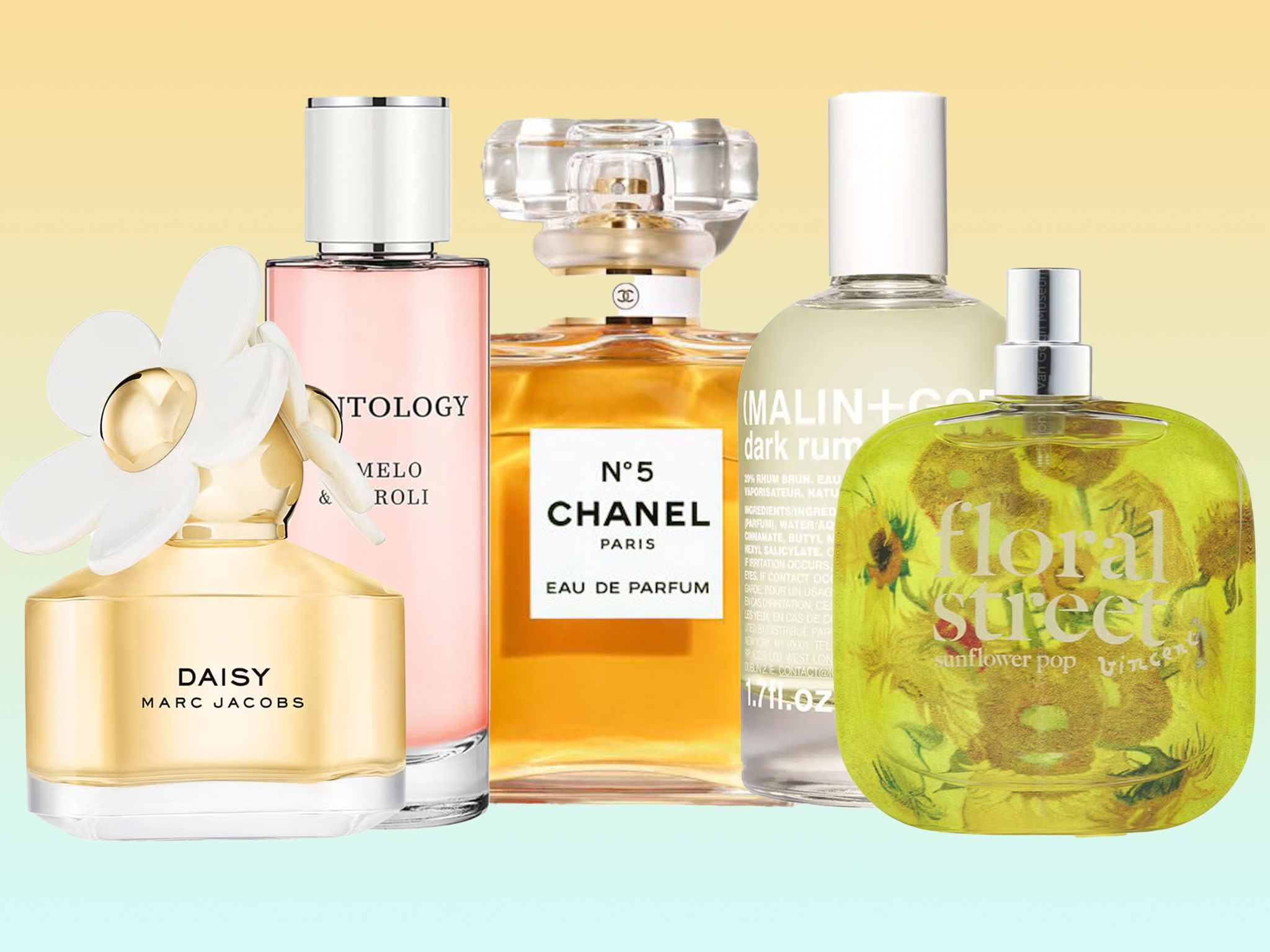 Chanel No5, Marc Jacobs daisy and more are all included