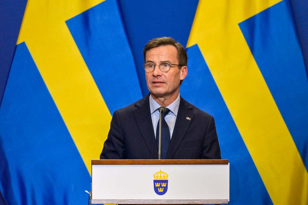 Watch live: Sweden welcomed into Nato with flag-raising ceremony