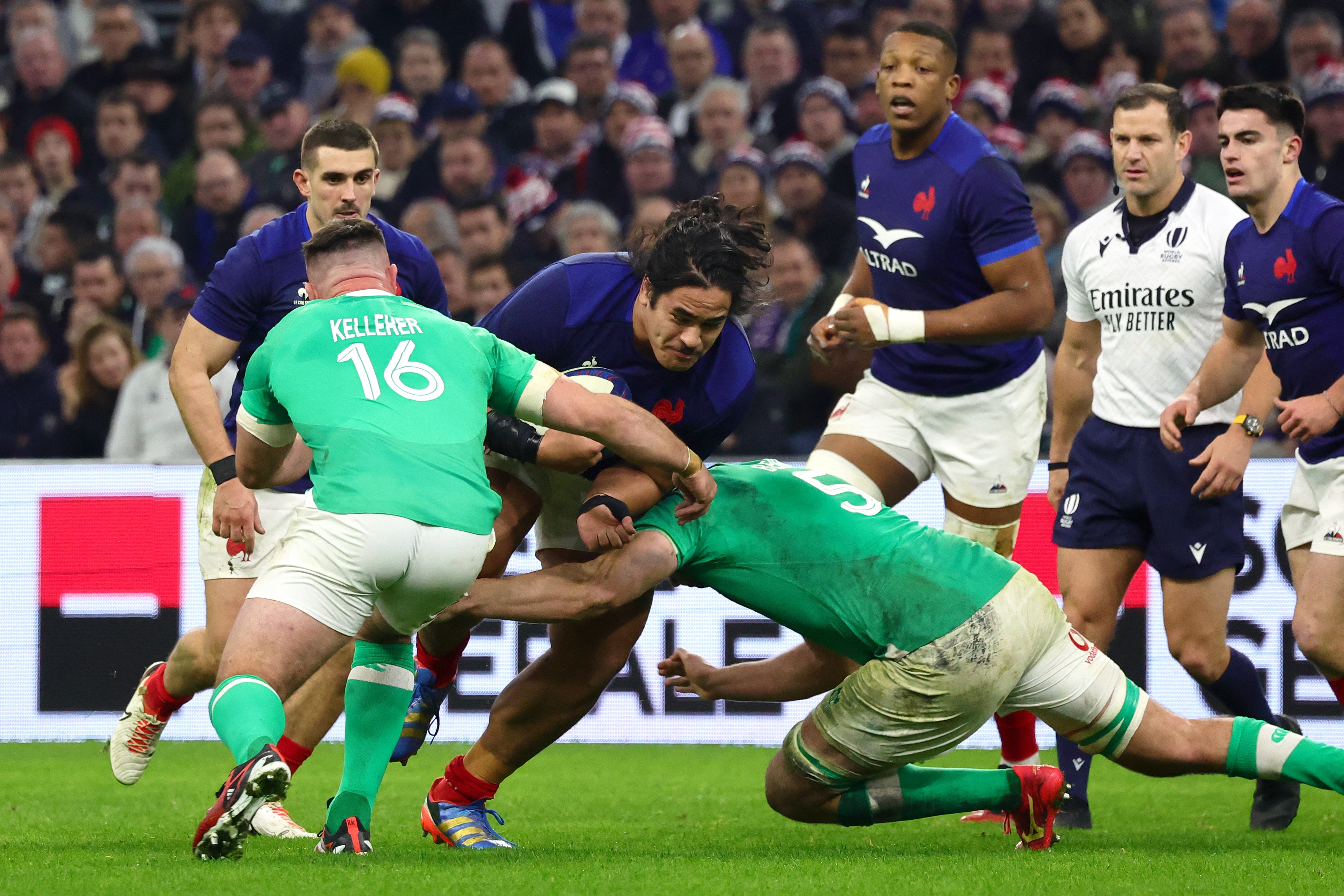 Posolo Tuilagi has come off the bech for the first two France games in this year’s Six Nations