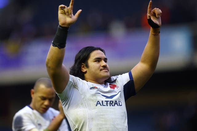 <p>Posolo Tuilagi will make his first France start on Sunday </p>