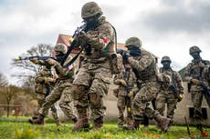 Inside the British Army base training Ukrainian civilians to be battle-ready in just five weeks