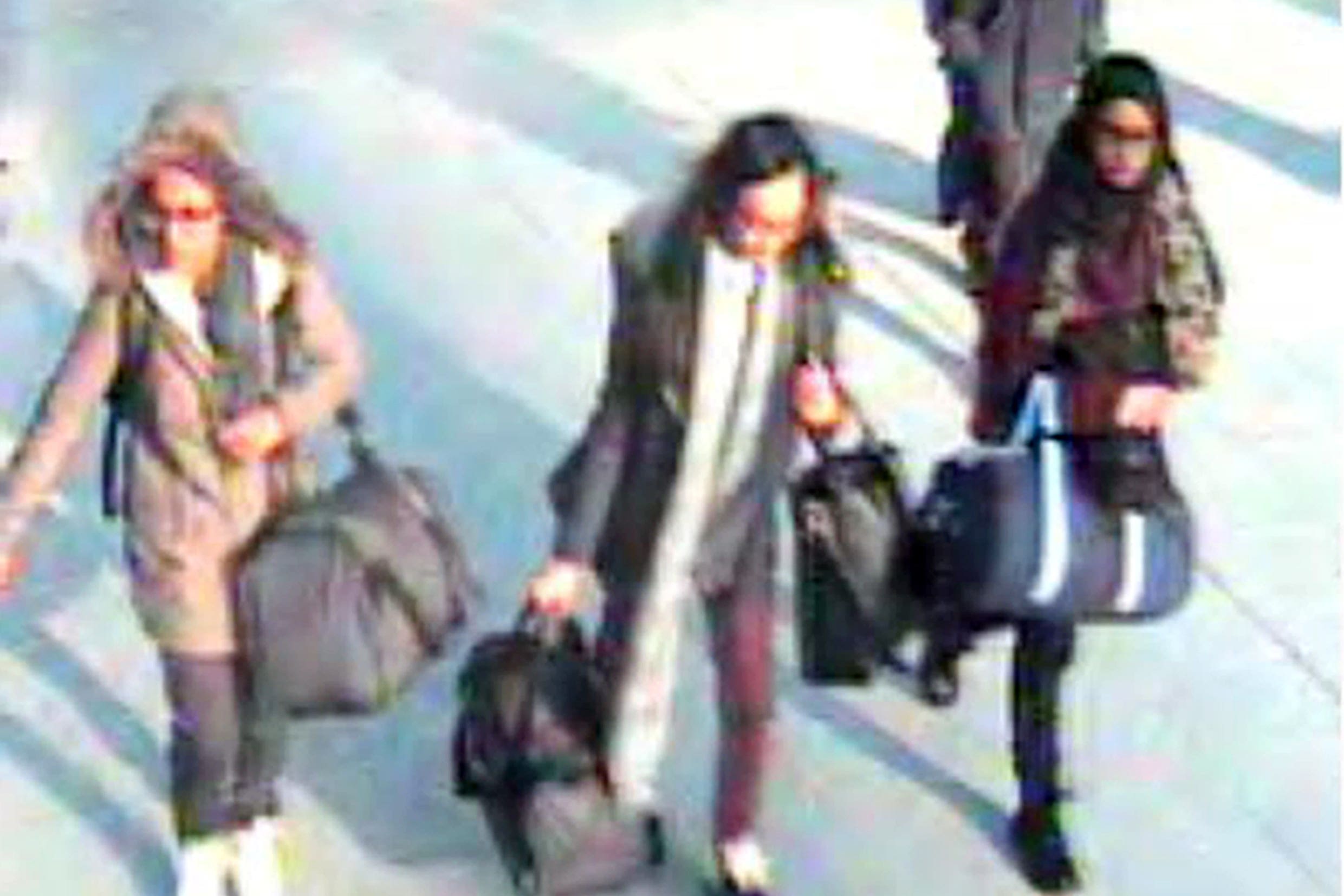Amira Abase, Kadiza Sultana and Shamima Begum fled the UK in February 2015