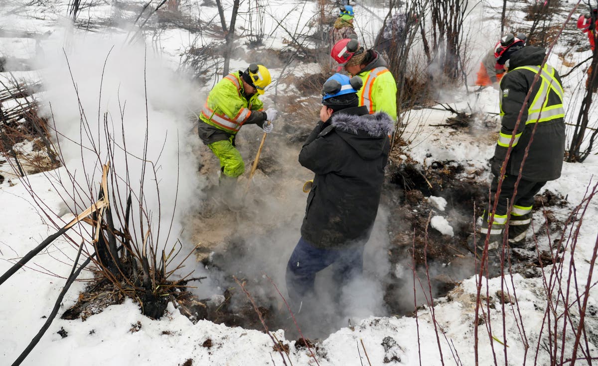 Canada has early start to wildfire season as ‘zombie’ blazes smoulder through winter